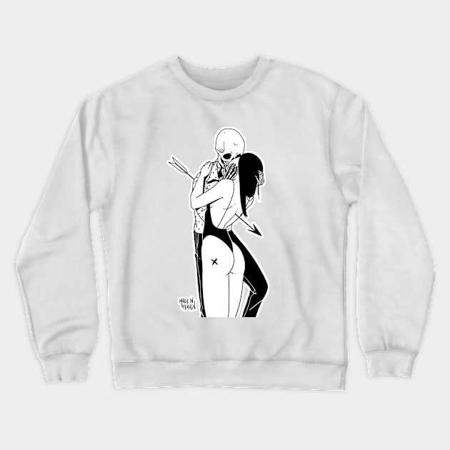 The Kiss Crewneck Sweatshirt by Made In Heaven
